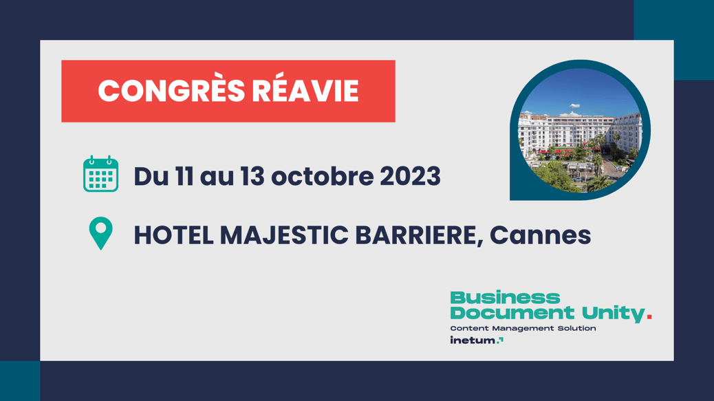 L'équipe Business Document Unity participe à Réavie 2023
