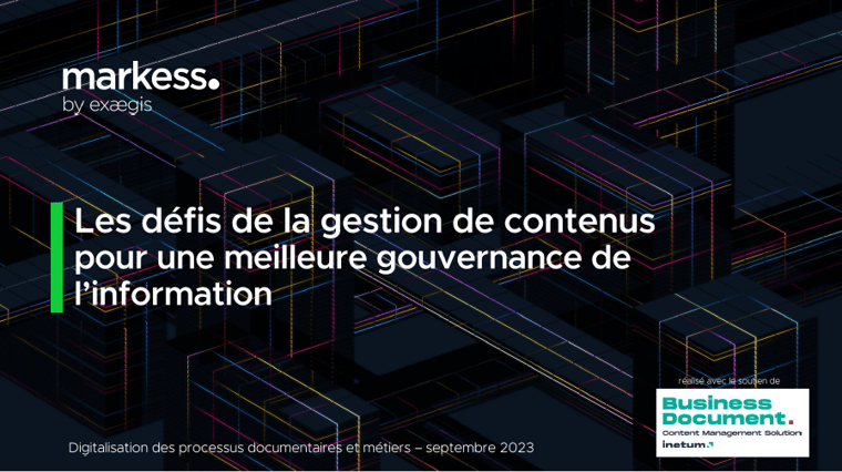 Nouveau livre blanc Markess 